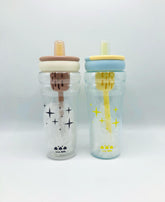 Plastic tumbler Water Bottle with straw